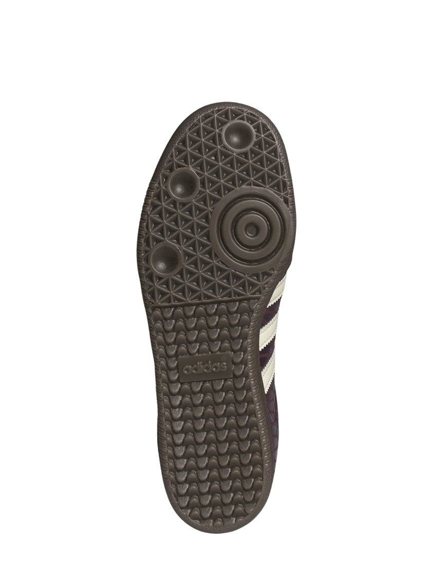 Adidas Burgundy Leather Samba Og Sneakers