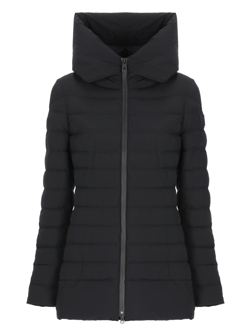 Peuterey Black Campbell Hooded Quilted Jacket