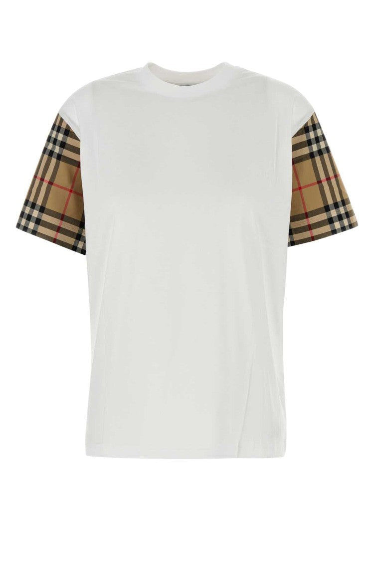 Burberry White Cotton T-Shirt