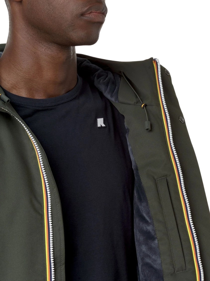 K-Way Jacko Twill Marmotta Hooded Jacket
