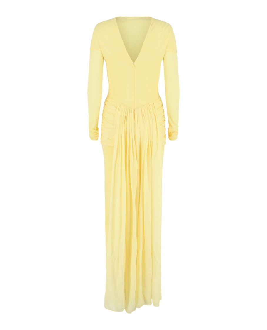 Givenchy Paneled Ruched Crepe Gown