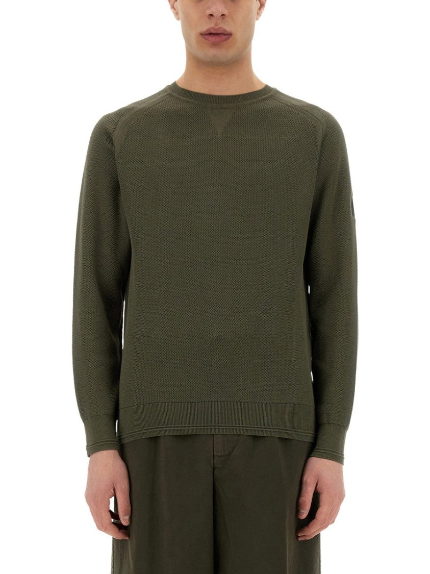 Belstaff Textured Knit Long-Sleeved Top