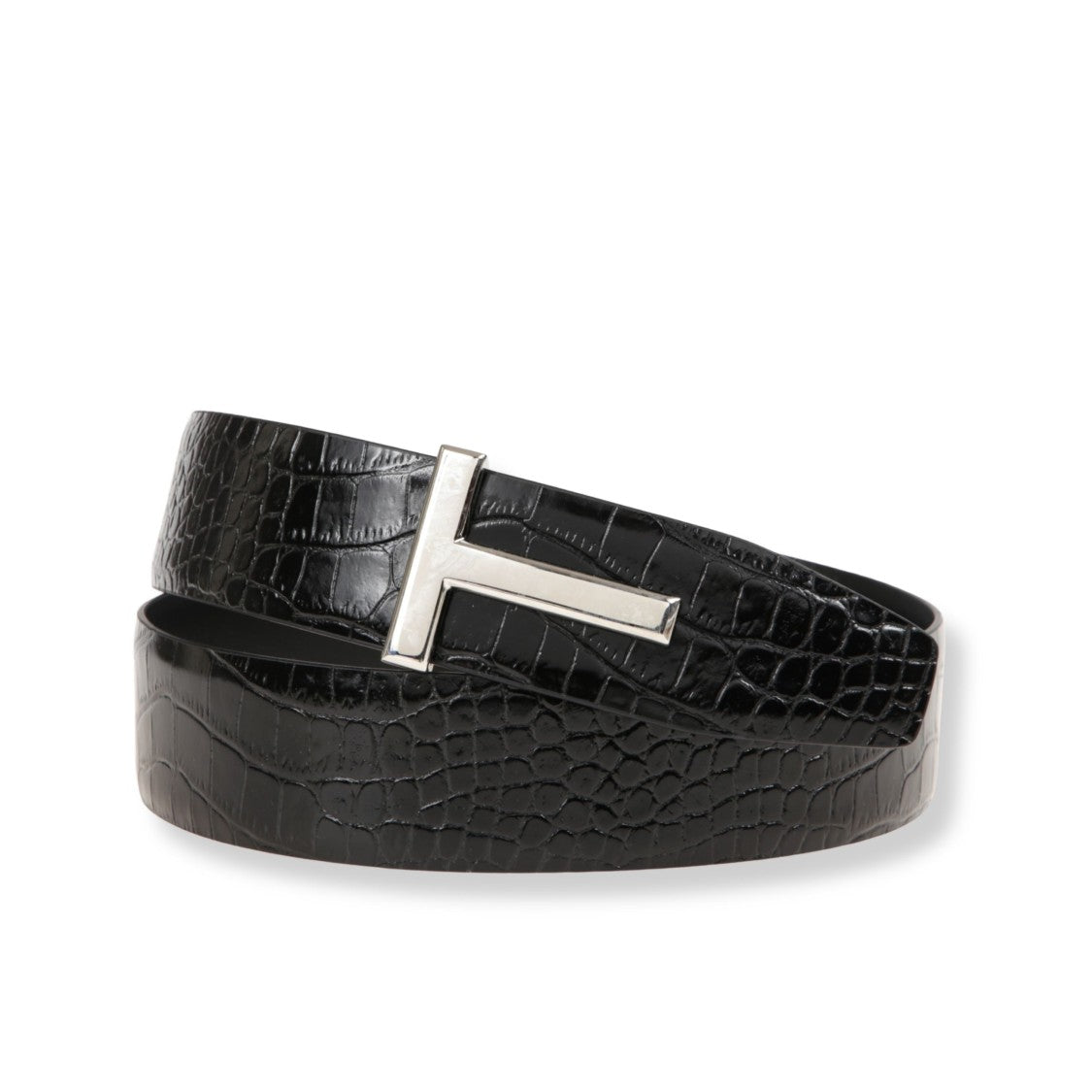 Tom Ford Crocodile-Effect Belt