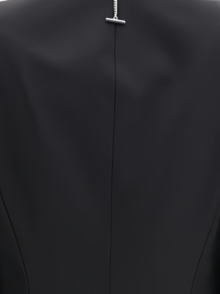 Alexander Mcqueen Tailored Black Single-Breasted Jacket With Notched Lapels