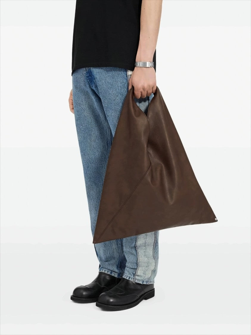 Mm6 By Maison Margiela Triangular Brown Bag