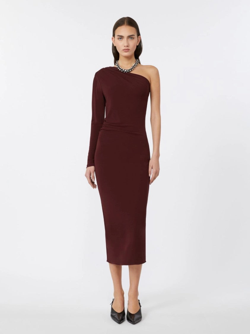 Max Mara Gargano One-Shoulder Midi Dress
