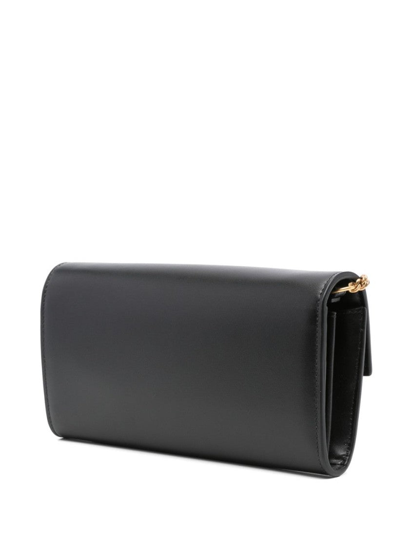 Balmain Foldover Black Shoulder Bag