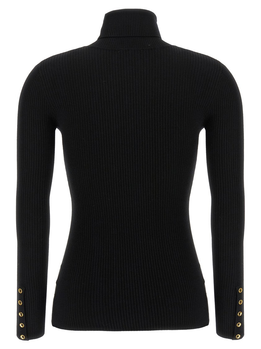 Elisabetta Franchi Ribbed Turtleneck Sweater