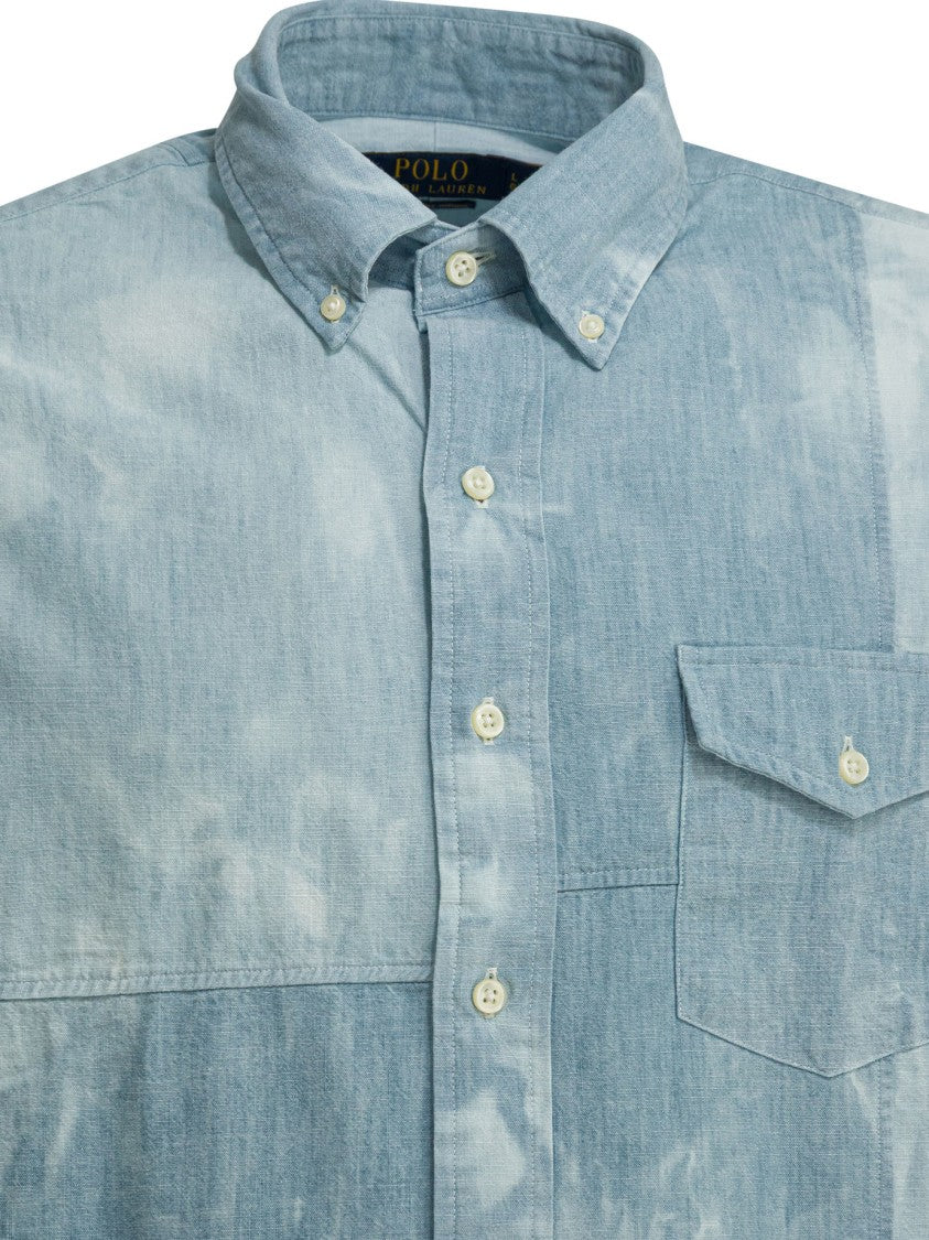 Polo Ralph Lauren Patchwork Design Cotton Shirt