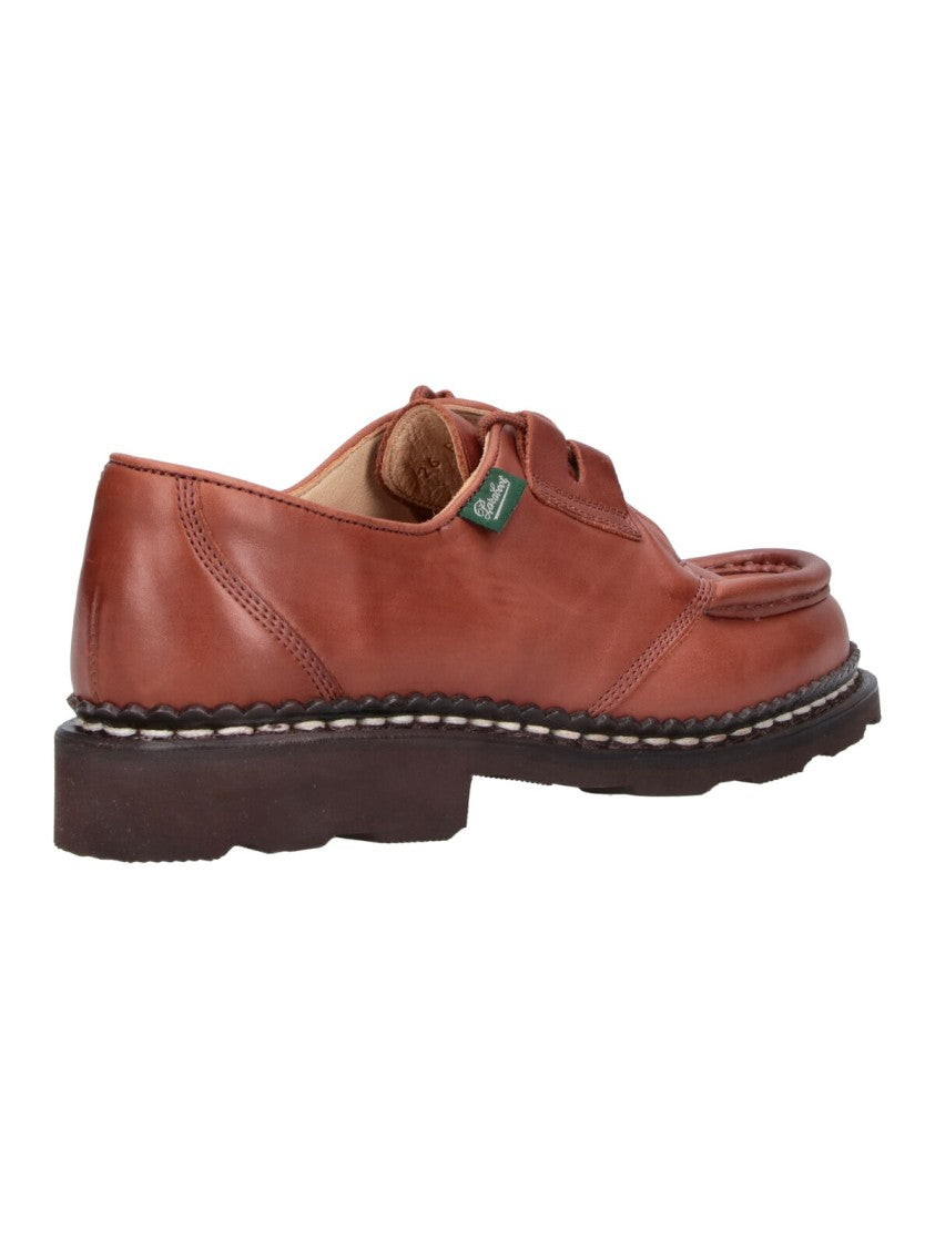 Paraboot Brown Beaubourg Calfskin Leather Shoes