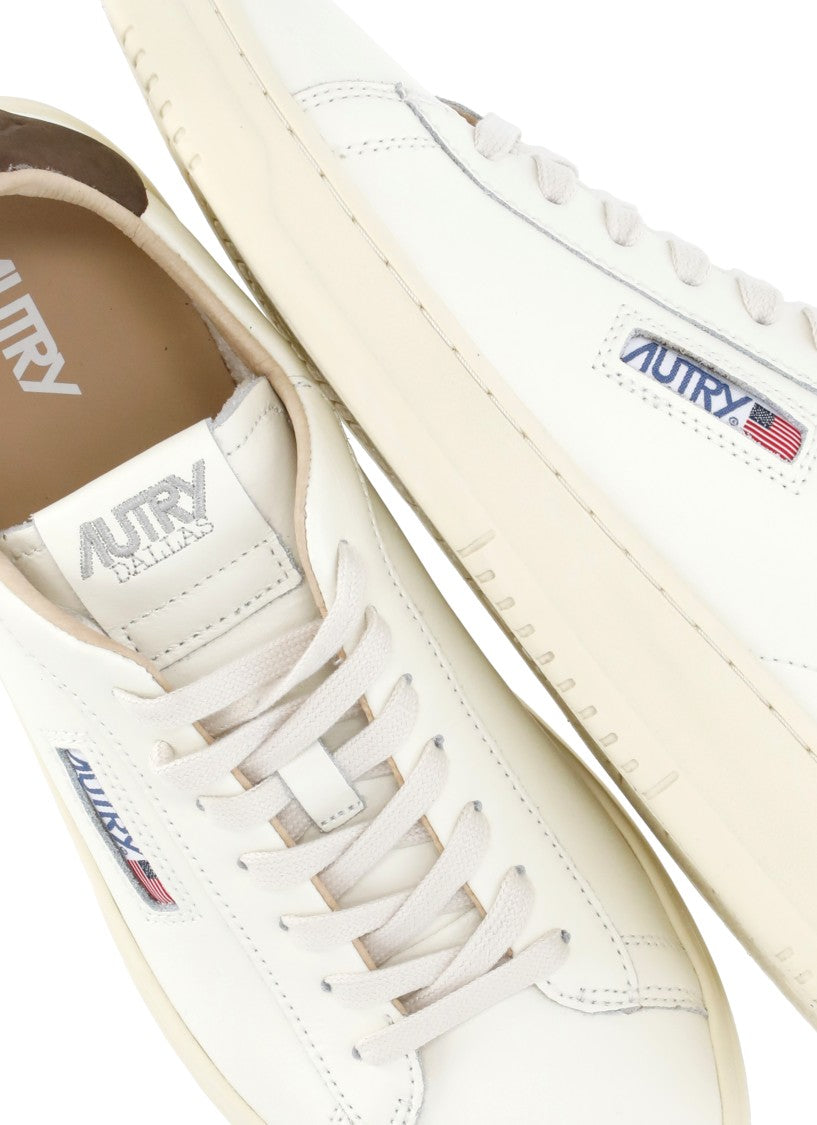 Autry Dallas Low Brown Heel Sneakers