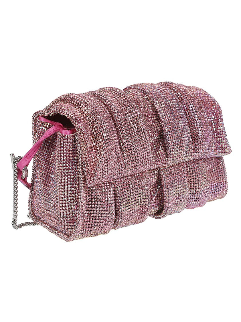 Benedetta Bruzziches Iris Bag Textured Aluminium Mesh Shoulder Bag