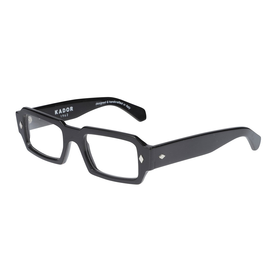 Kador Rock Star Bold Rectangular Frame Sunglasses With Diamond Accents