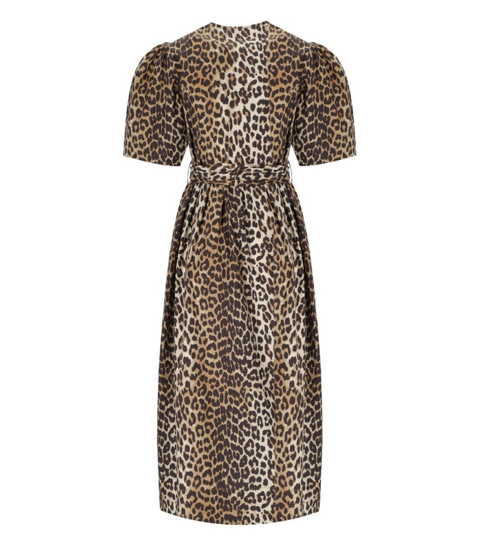 Ganni Animalier Midi Dress