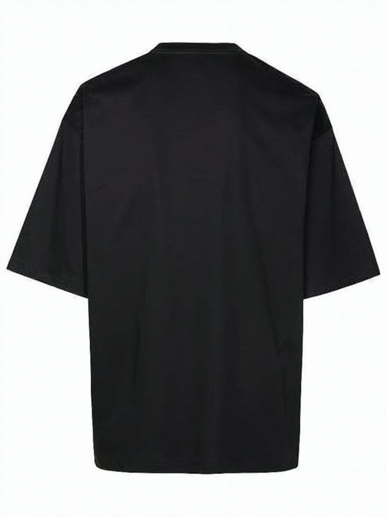 Lanvin Graphic Design Black Short-Sleeved T-Shirt By Lanvin