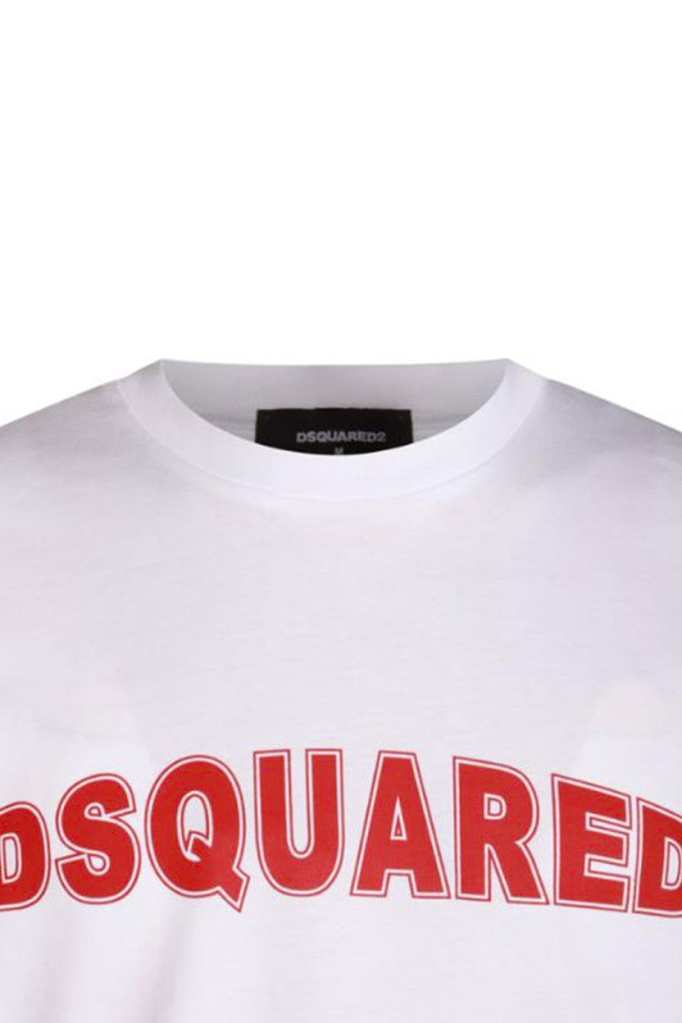 Dsquared2 White Cotton T-Shirt
