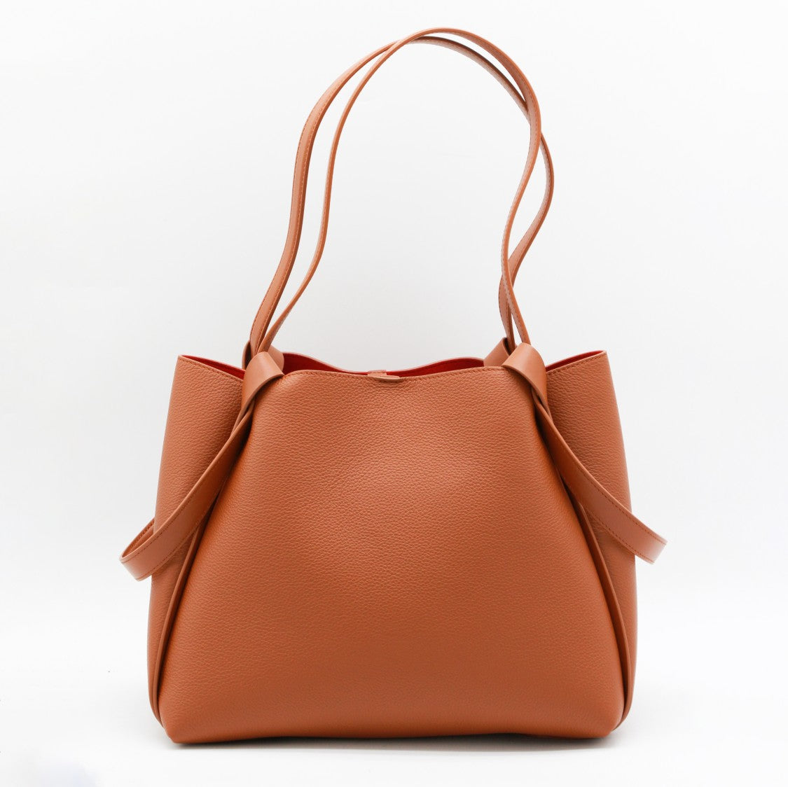 Christian Louboutin Structured Tote Bag In Textured Leather With Metallic Emblem