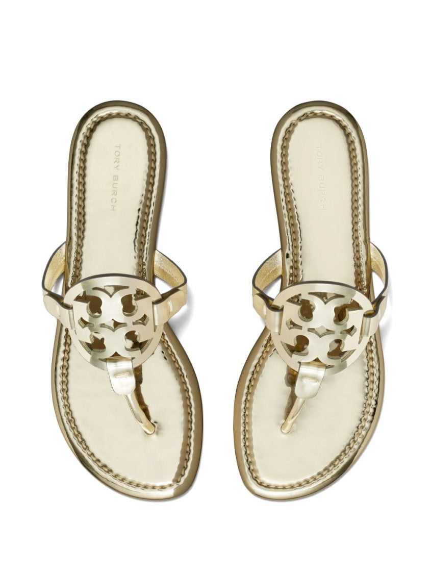 Tory Burch Gold-Tone Sandals
