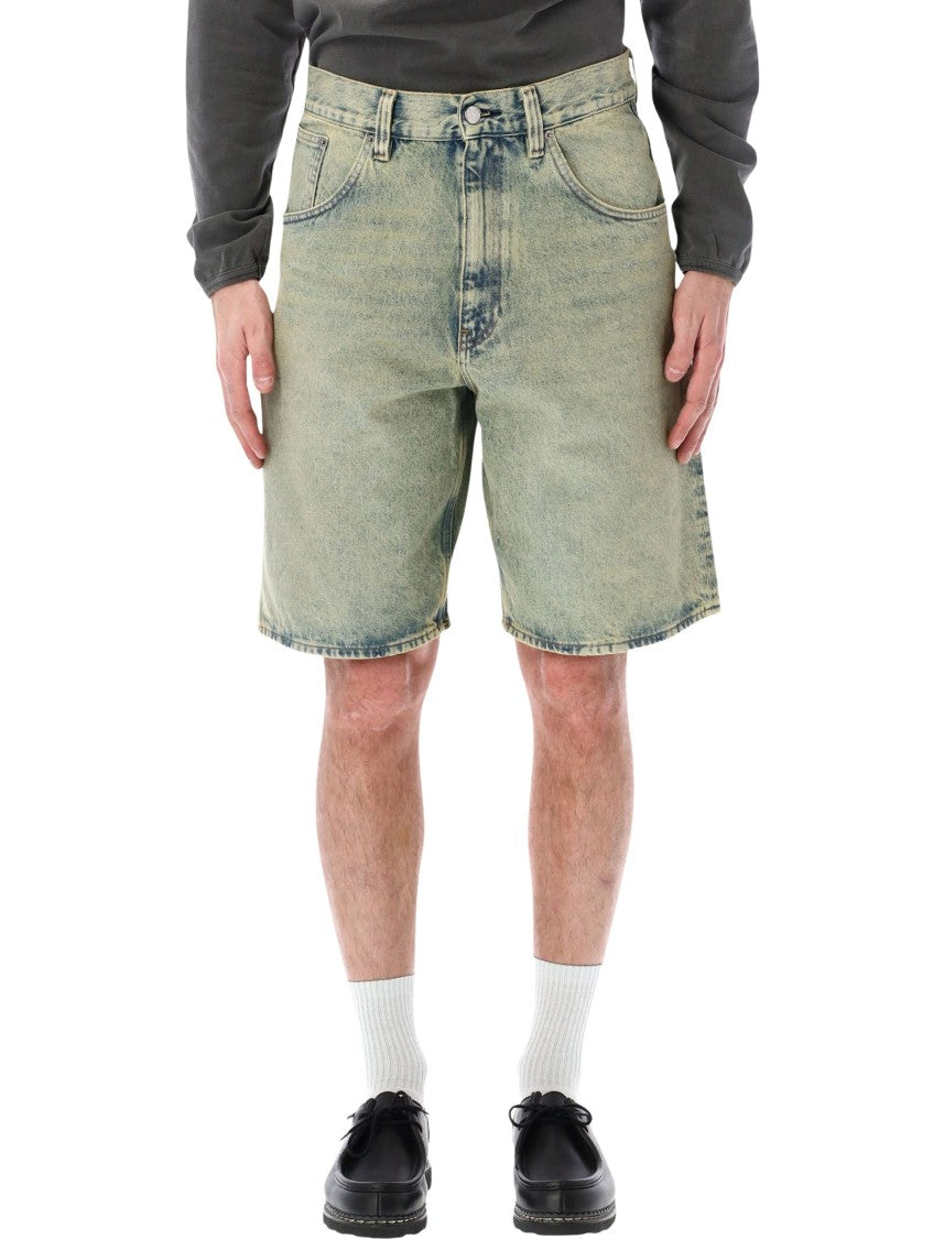 Sunflower Super Wide Indigo Vintage Washed Shorts