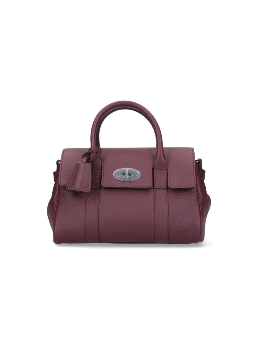 Mulberry "Bayswater Satchel" Bag – Bordeaux