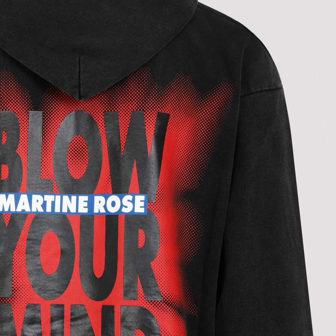 Martine Rose Classic Black Cotton Hoodie