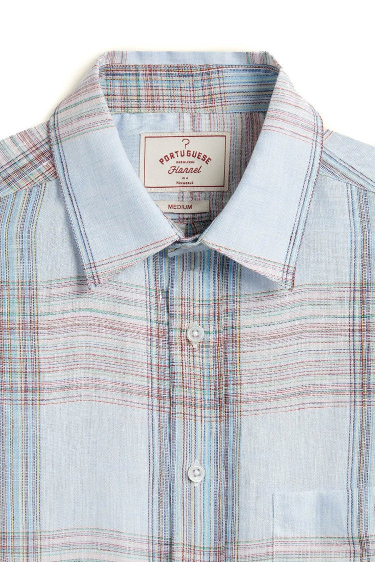Portuguese Flannel Camile Pure Linen Madras Shirt