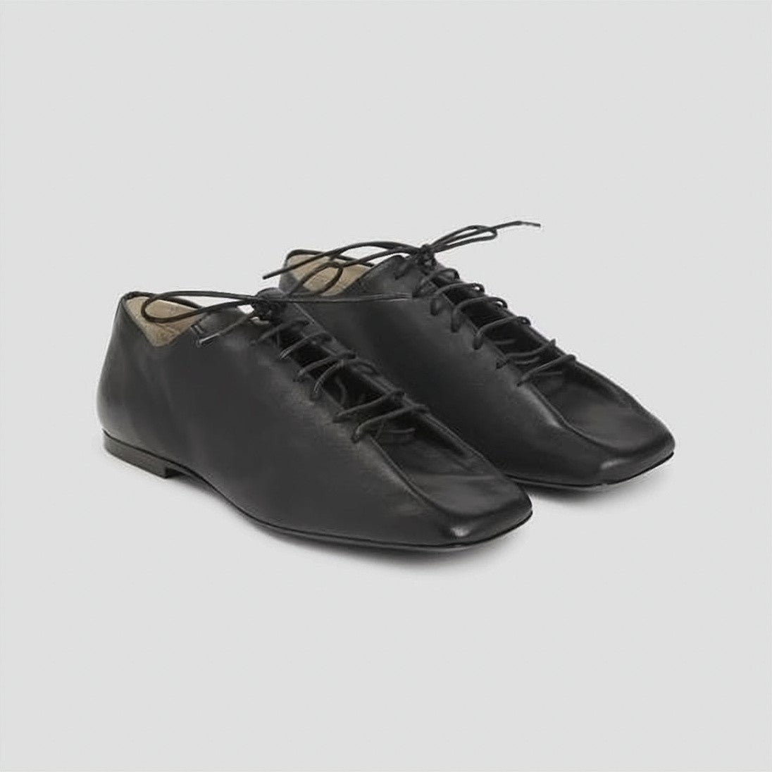 Lemaire Classic Flat Derby Shoes With Pointed Toe