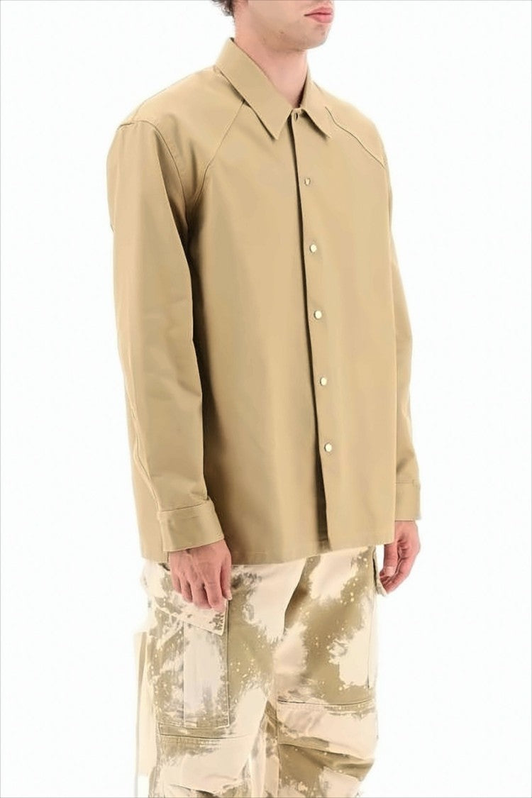 Oamc Boxy Long-Sleeve Shirt With Classic Collar