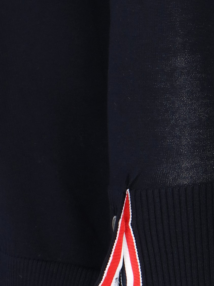Thom Browne Wool Sweater "4-Bar" – Navy