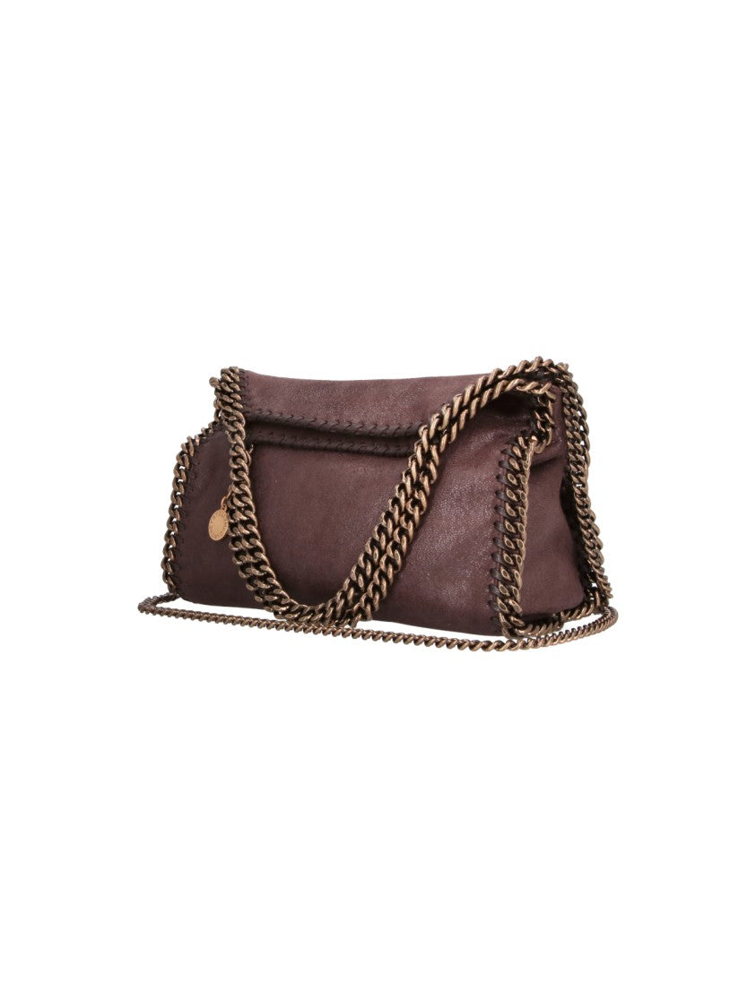 Stella Mccartney Brown Falabella Mini Faux Leather Tote Bag