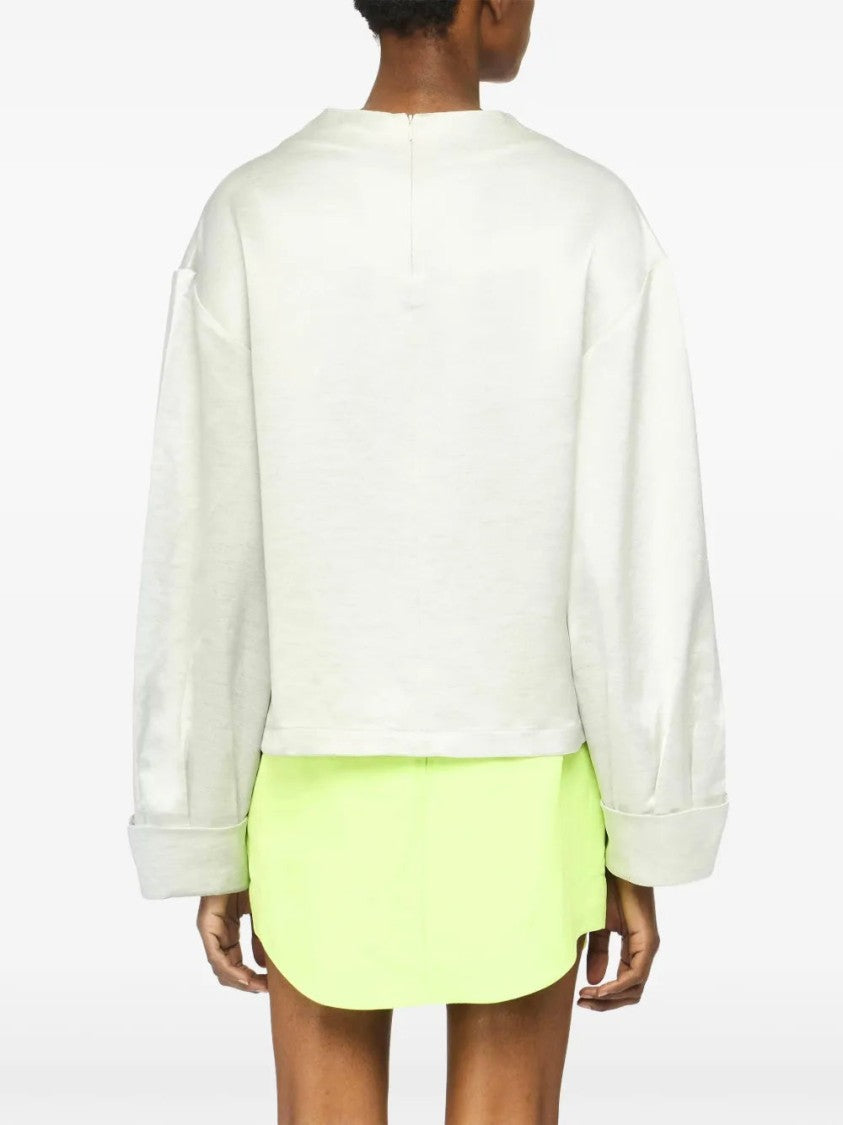J. W. Anderson White Turn-Up Cuffs Blouse