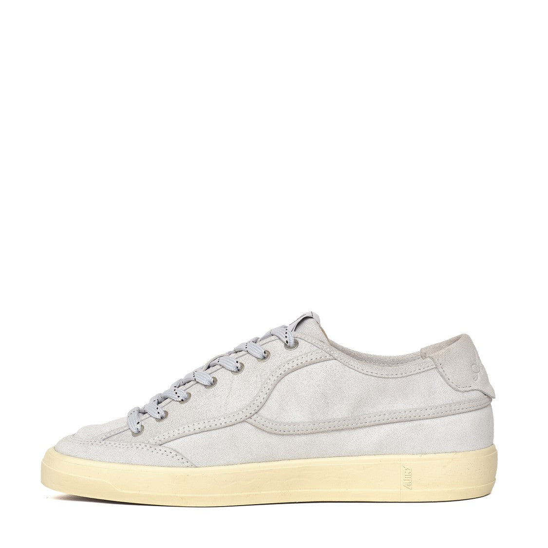 Autry Low-Top Suede Sneakers With Leather Accents And Vintage Appeal