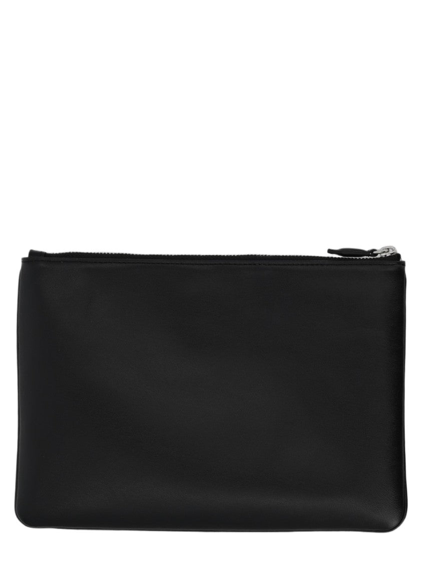 Kenzo Pochette Kenzo Tulip In Black Cow Leather