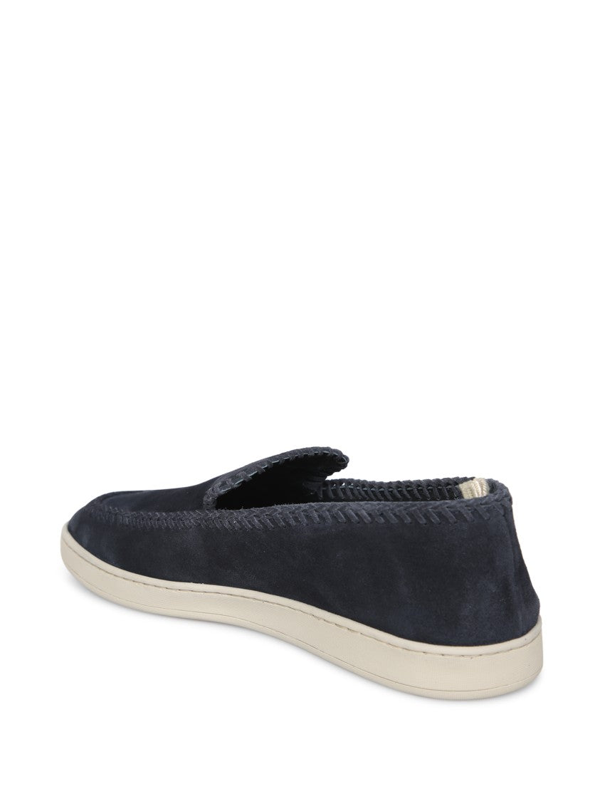 Officine Creative Blue Suede Loafers