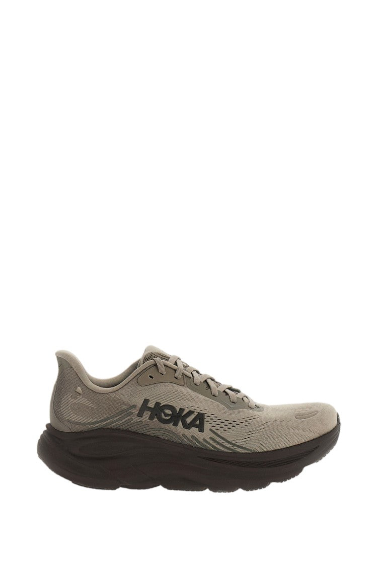 Hoka Grey Clifton 11 Mesh Road Running Sneakers