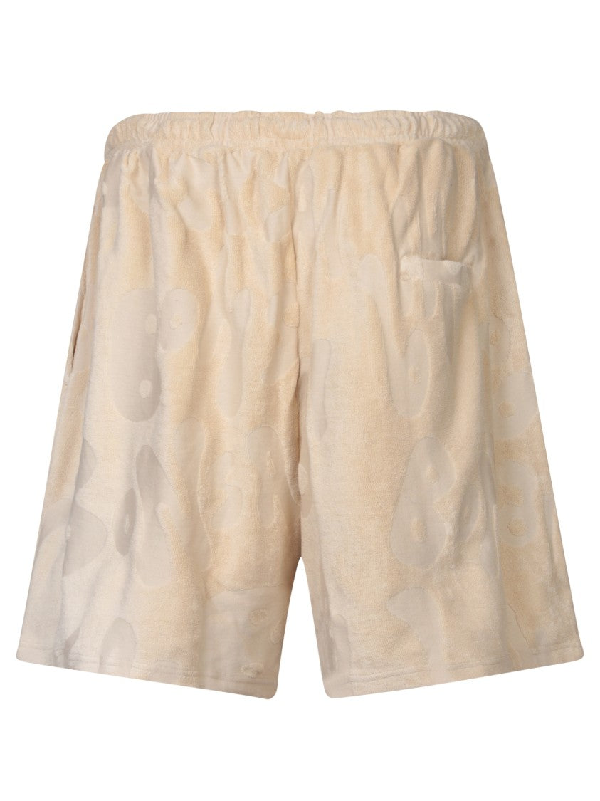 Bonsai Beige Cotton Shorts