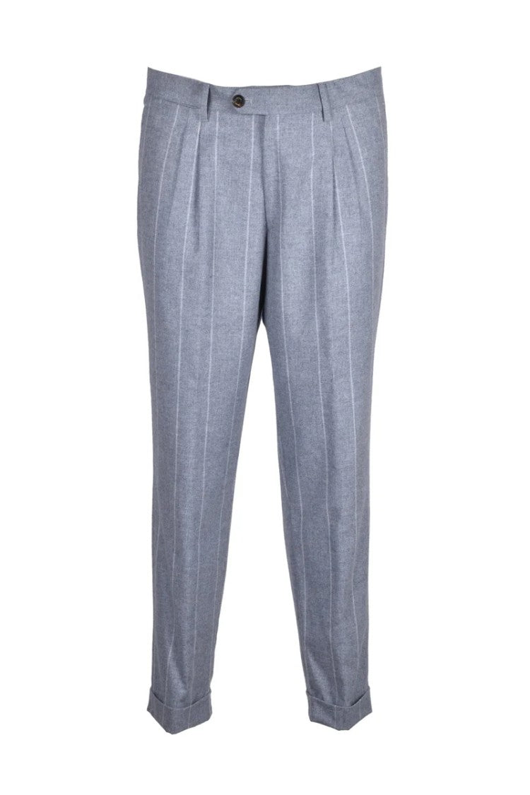 Eleventy Flannel Suit - Light Grey