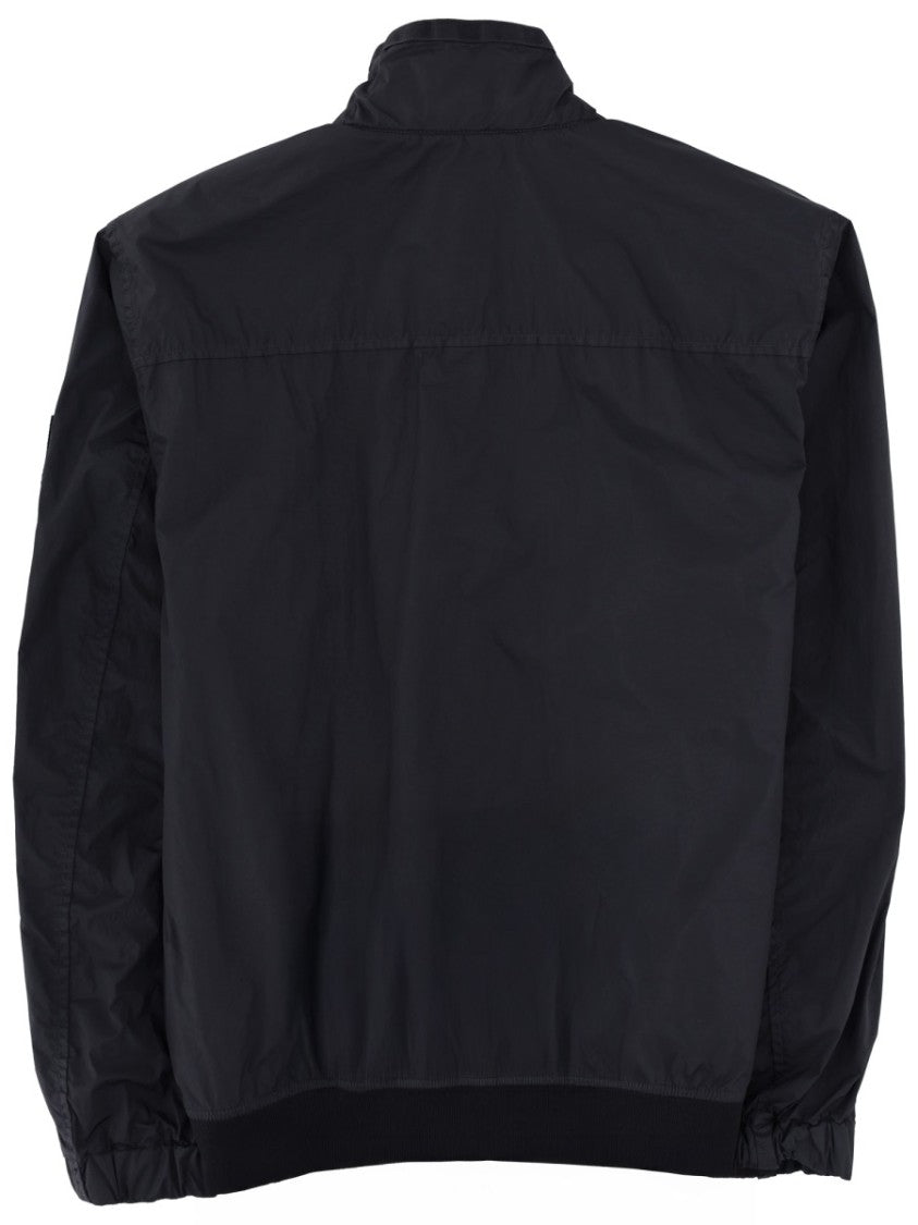 Stone Island Stiff Collar Zipper Polyamide Jacket