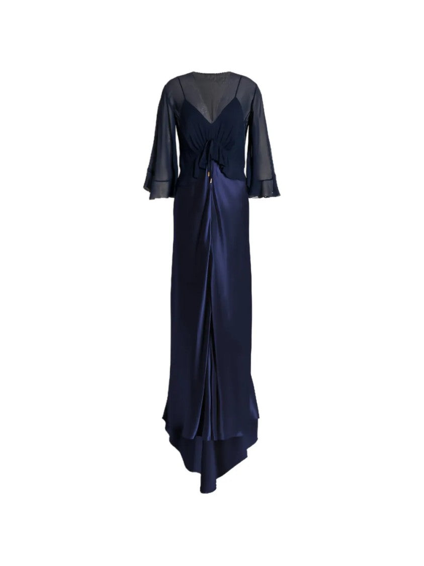 Alberta Ferretti Classic Tailored Fit Minimalist Dress
