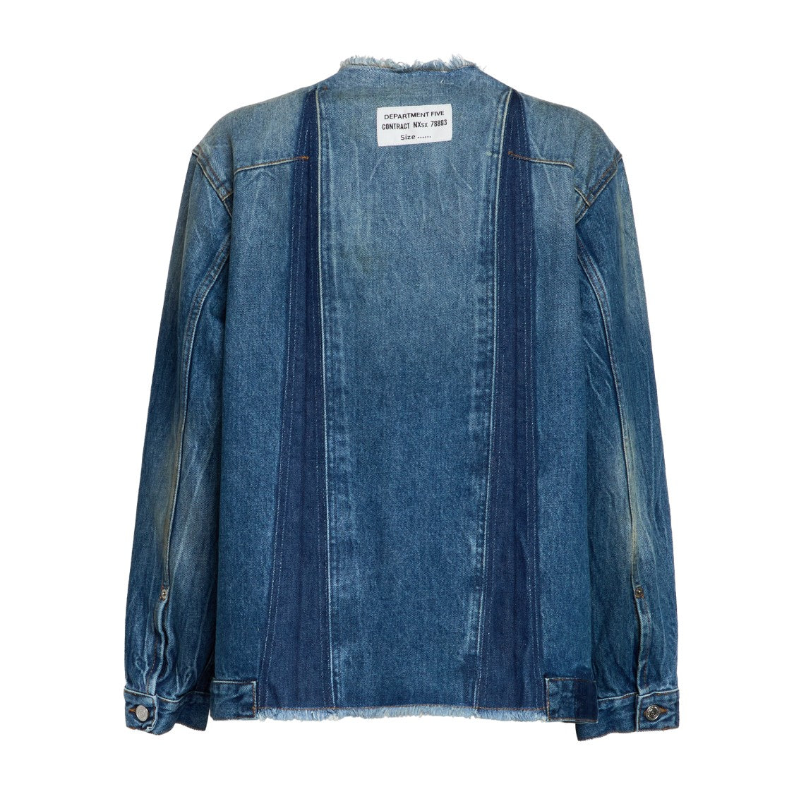 Department Five Stay Jacket In Firm Denim 12 2/3 Oz