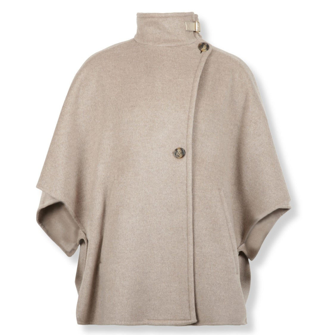 Max Mara Flowing Cape-Poncho With Draping