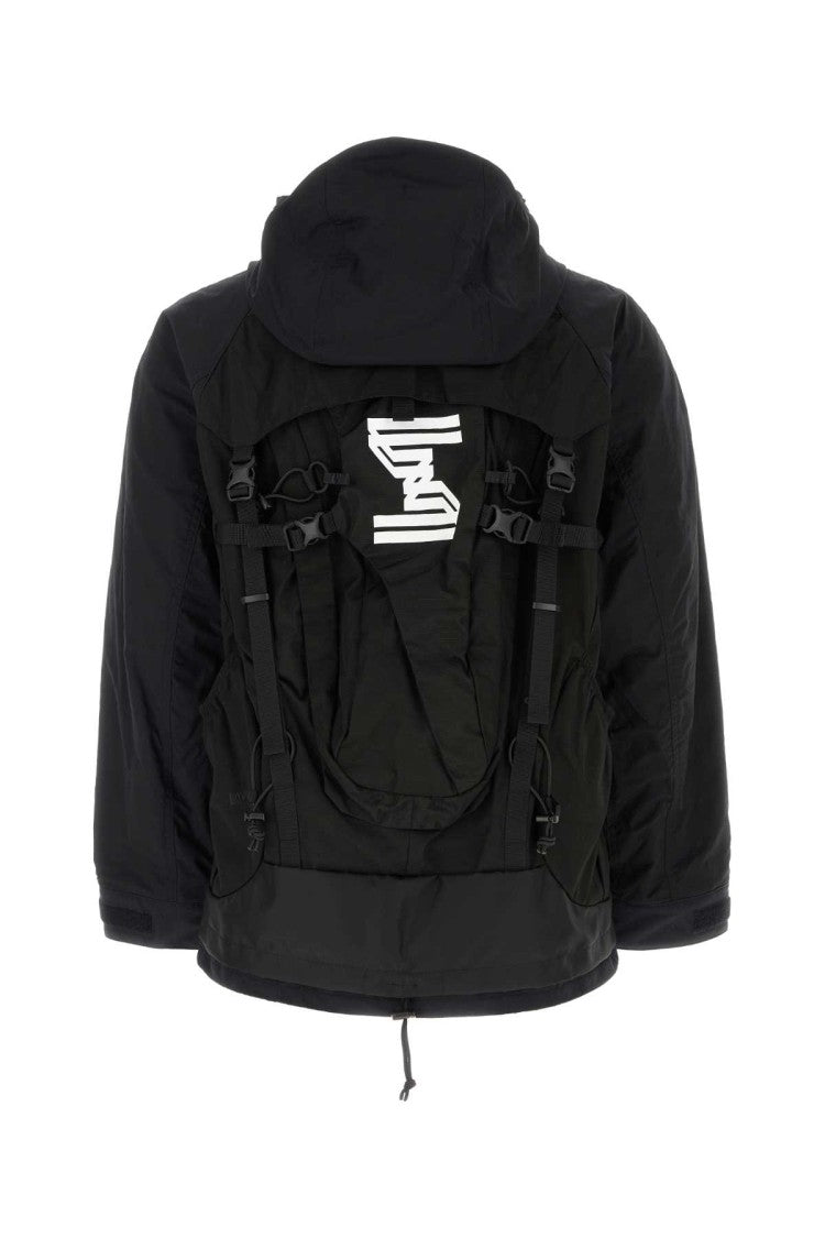 Junya Watanabe Structured Black Jacket With Adjustable Straps