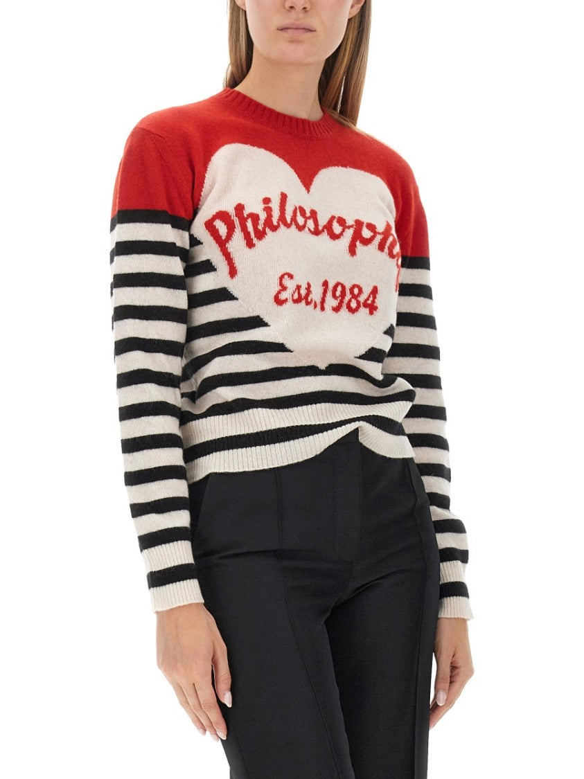 Philosophy Di Lorenzo Serafini Regular Fit Jersey Sweater