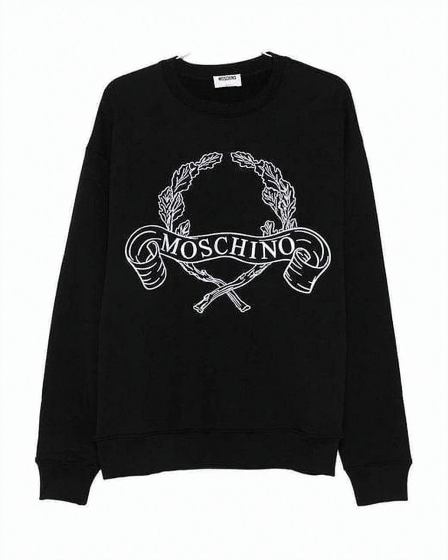 Moschino Long-Sleeve Sweatshirt With Bold Graphic Print