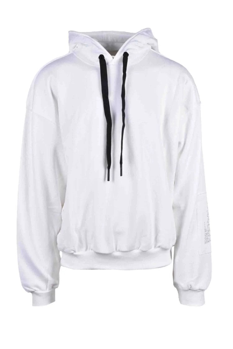 Takeshy Kurosawa White Hooded Cotton Sweatshirt