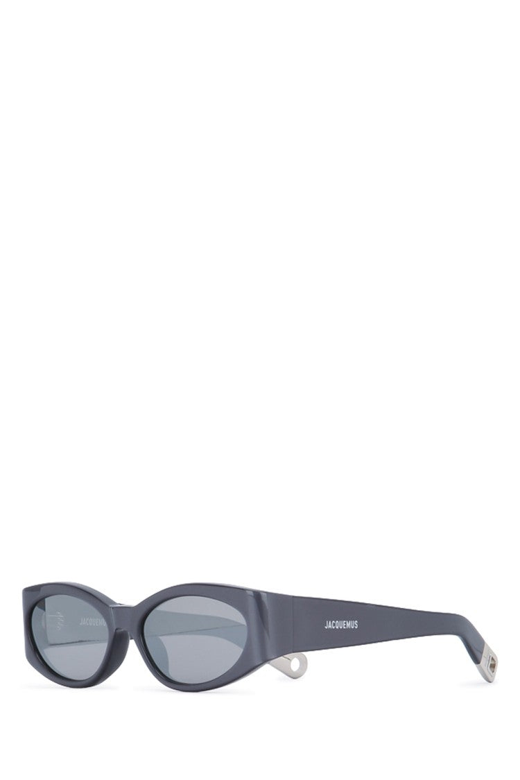 Jacquemus Oval Sunglasses With Acetate Frames