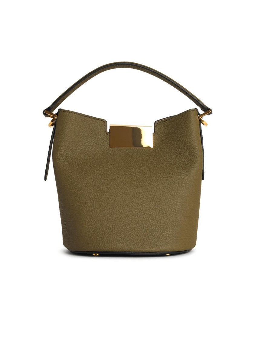 Marni 'Trunkaroo' Green Leather Bag