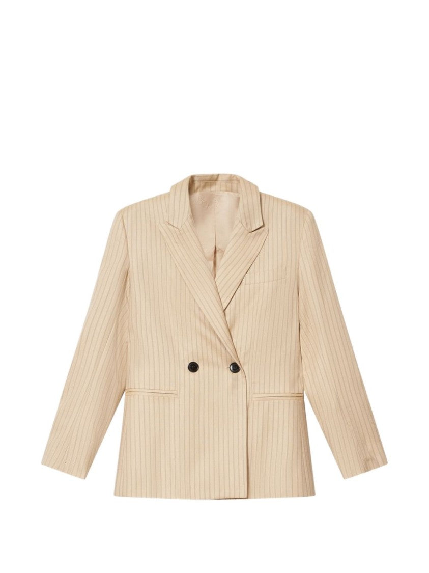 Isabel Marant Tailored Double-Breasted Pinstripe Jacket