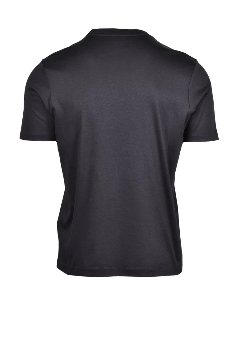 Paul & Shark Black Cotton Lyocell T-Shirt