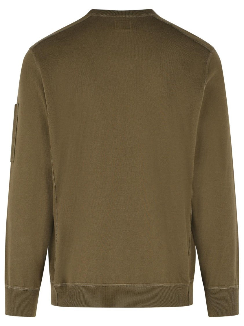C.P. Company Green Cotton Sweater